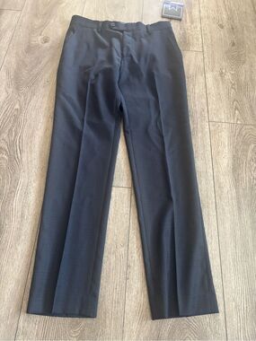 Michael Strahan modern fit Men's Dark Navy Dress Pants